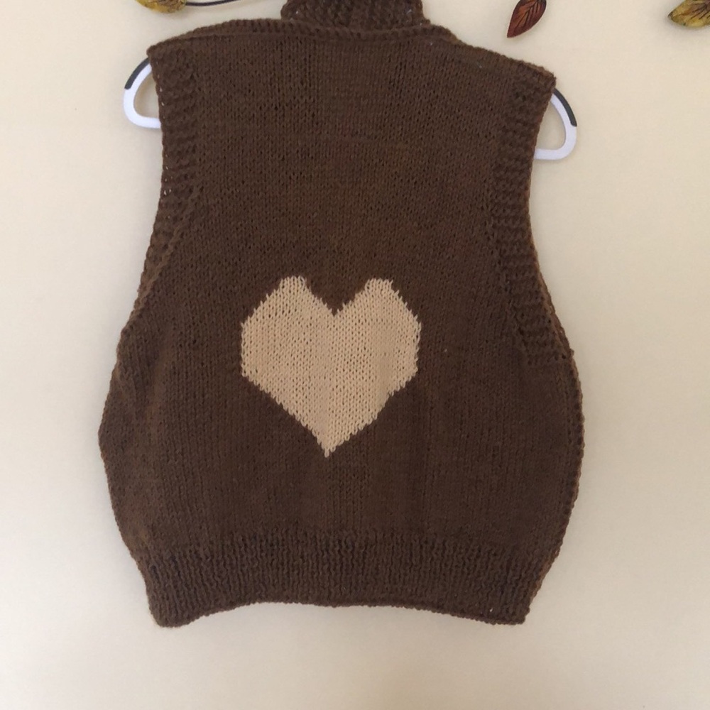 Handmade heart vest